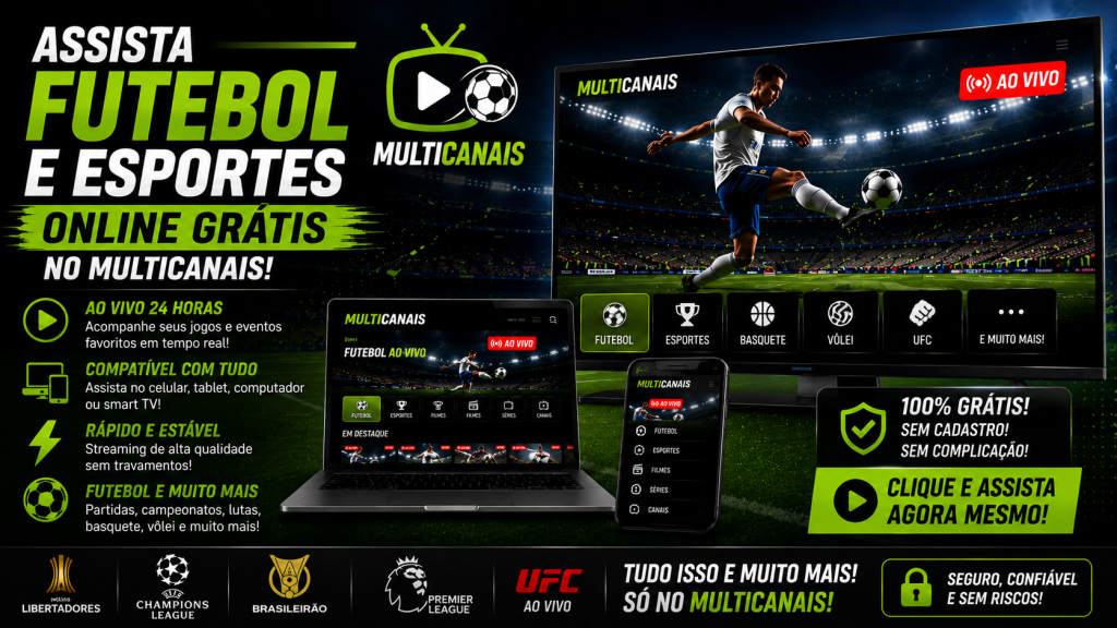 Assista Futebol e Esportes Online Grátis no Multicanais