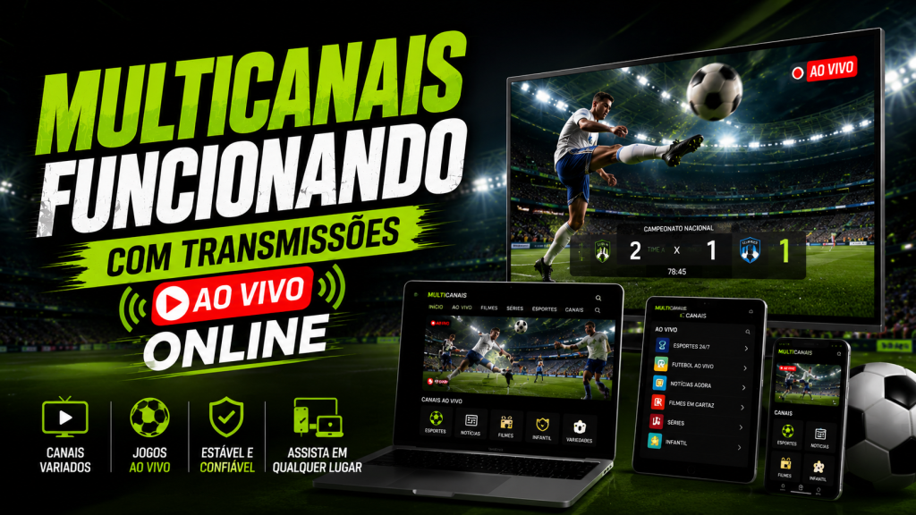 Multicanais Funcionando Com Transmissões Ao Vivo Online